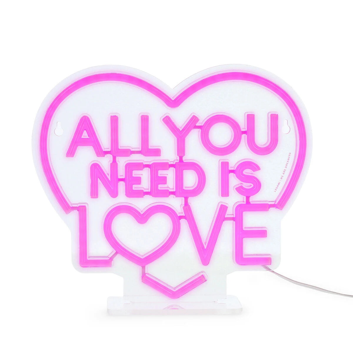 Legami: Lampada Led Effetto Neon - All You Need is Love