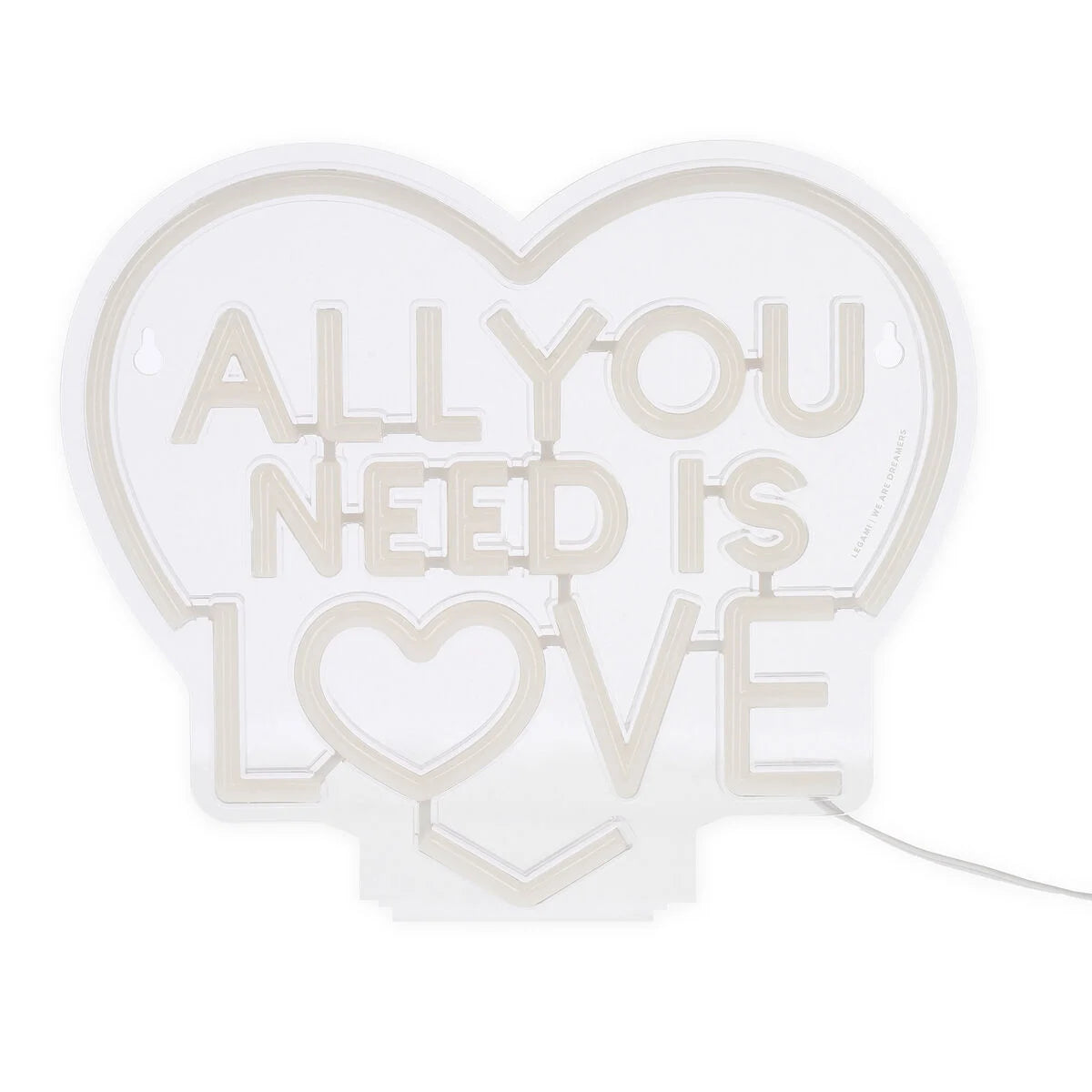 Legami: Lampada Led Effetto Neon - All You Need is Love