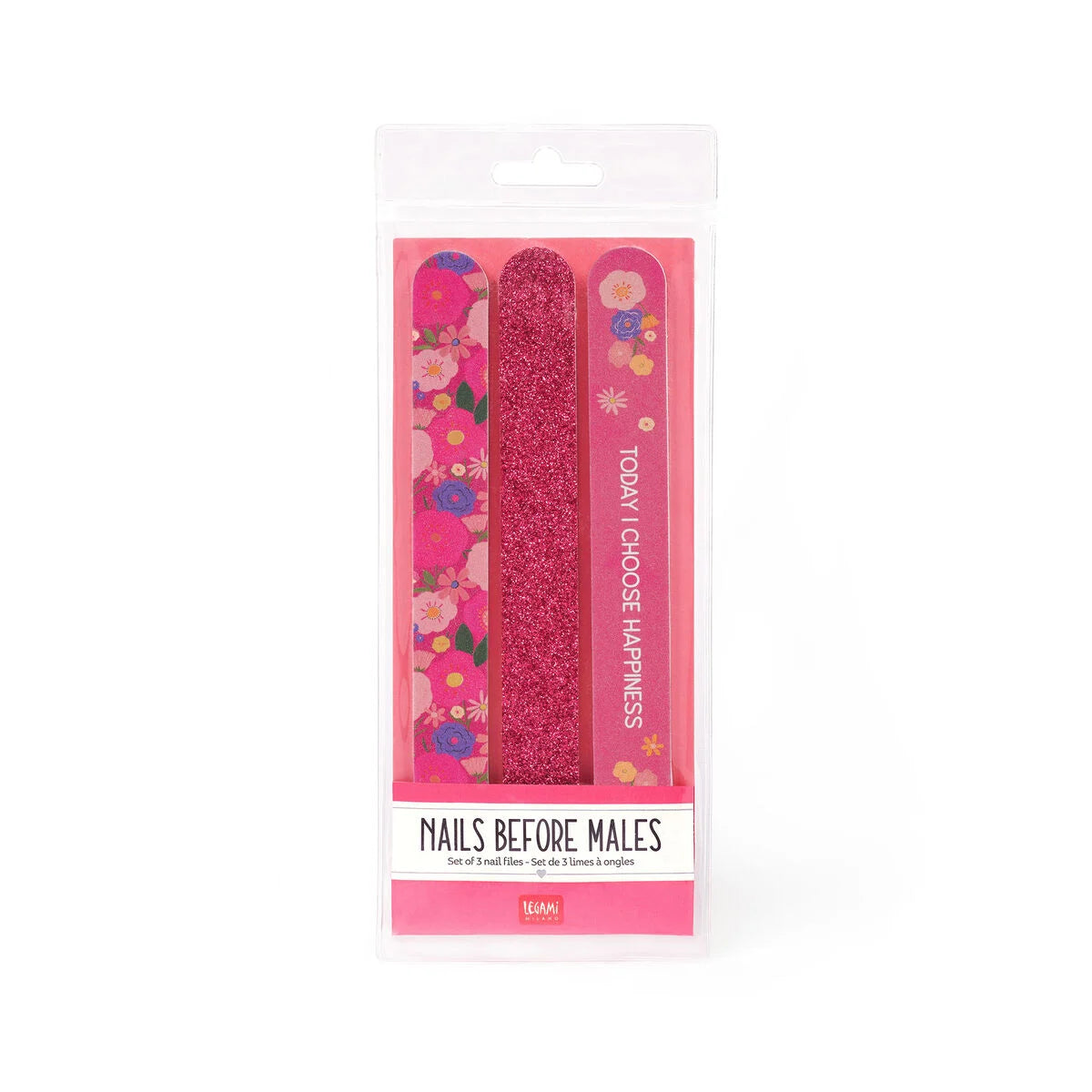 Legami Nails Before Males Flowers – Set 3 Lime per Unghie Doppia Grana