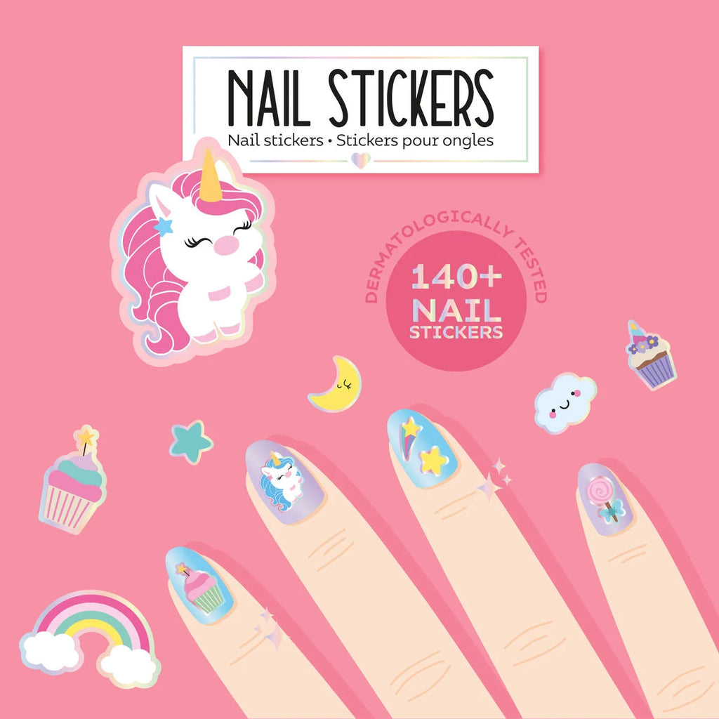 Legami Nail Stickers Unicorn – Adesivi per Unghie Colorati 140+