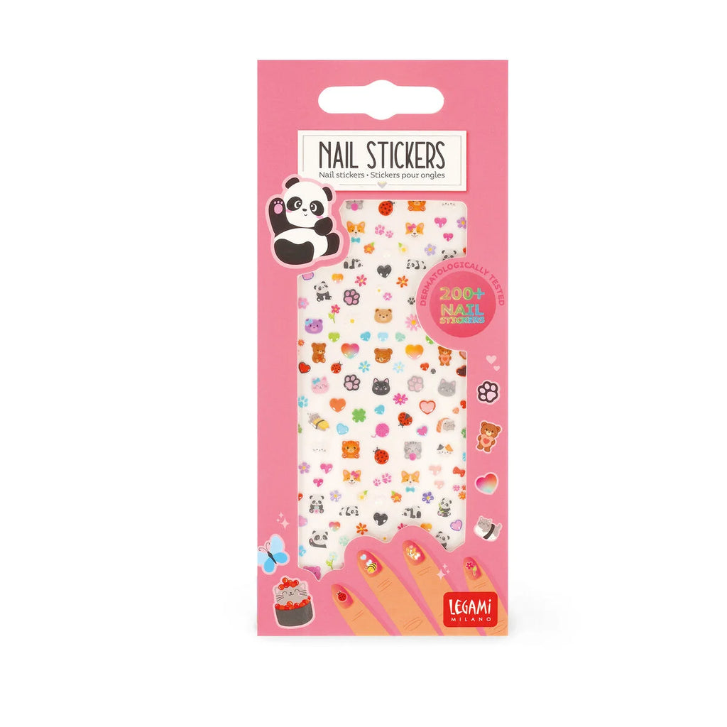 Legami Nail Stickers Cute Animals – Adesivi per Unghie con Animaletti 140+