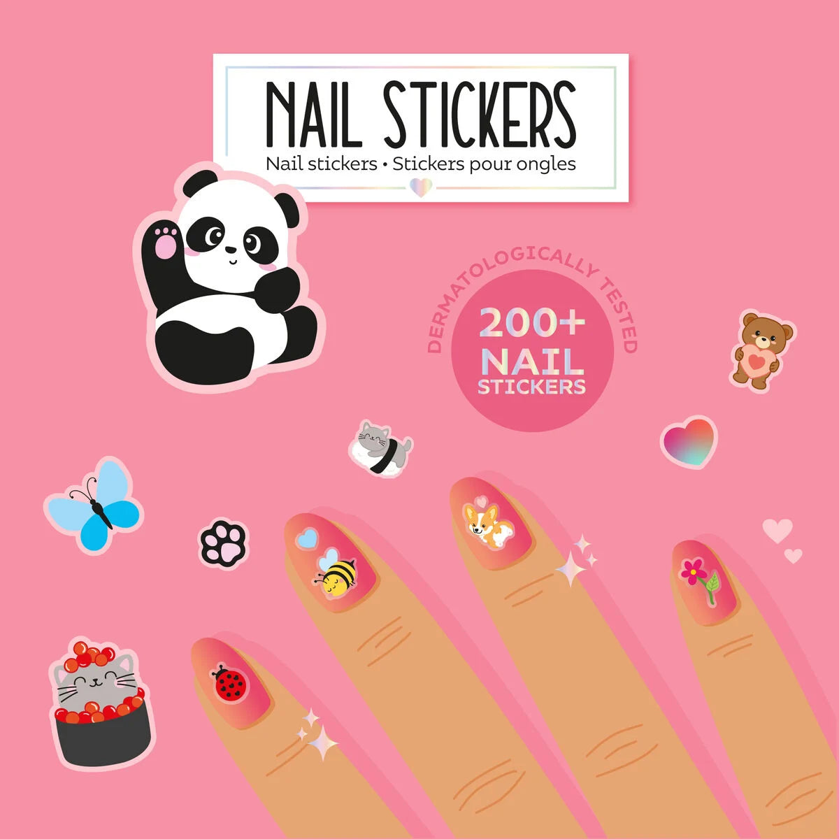 Legami Nail Stickers Cute Animals – Adesivi per Unghie con Animaletti 140+