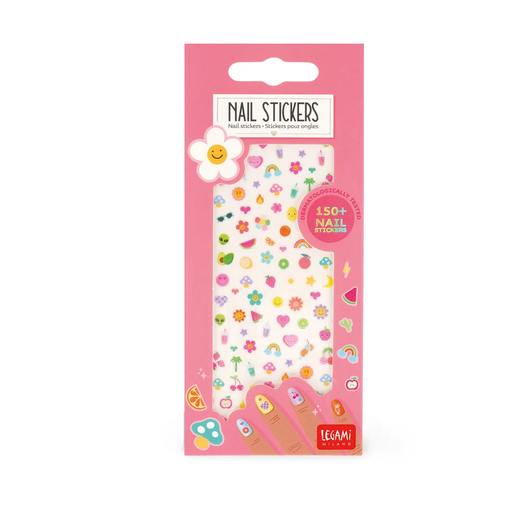 Legami Nail Stickers Groovy – Adesivi per Unghie Colorati 140+