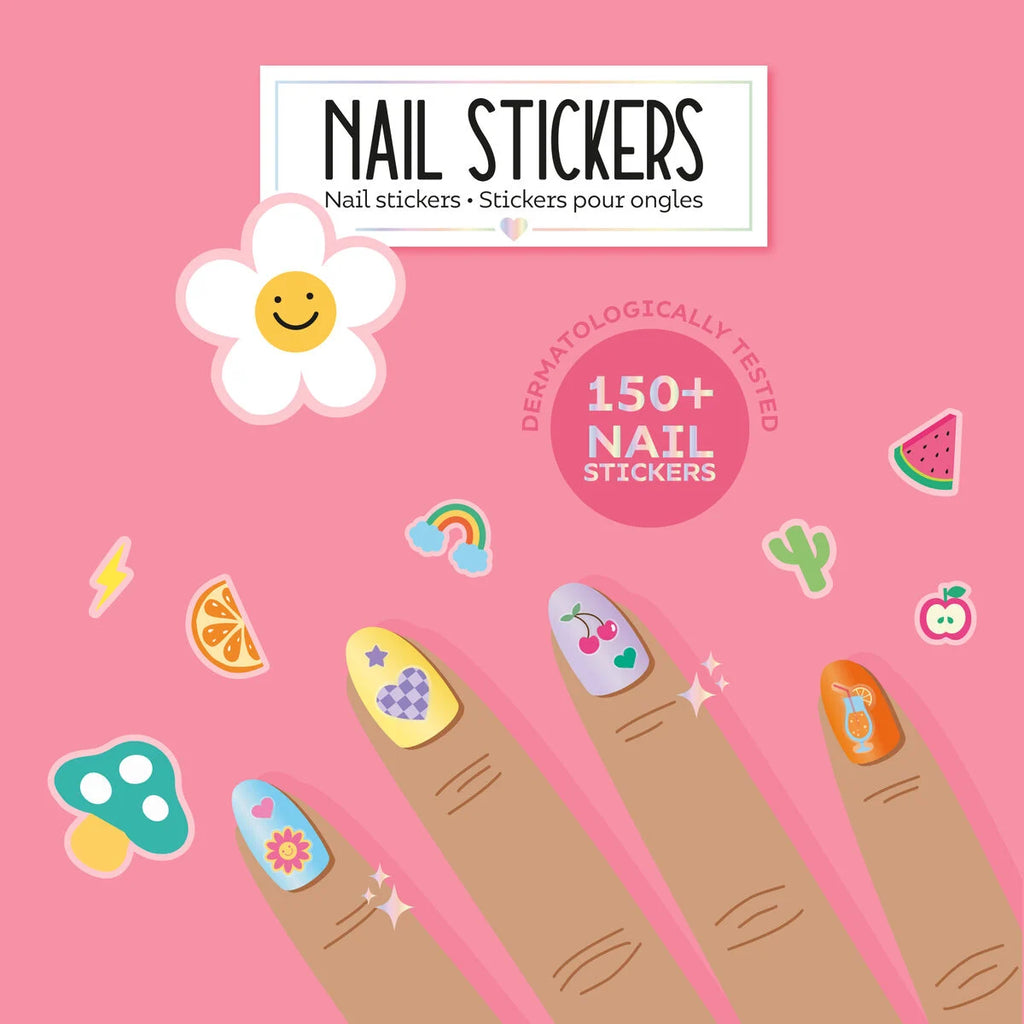 Legami Nail Stickers Groovy – Adesivi per Unghie Colorati 140+