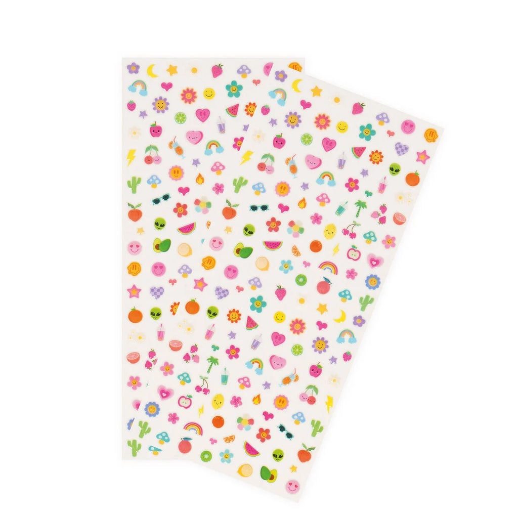 Legami Nail Stickers Groovy – Adesivi per Unghie Colorati 140+