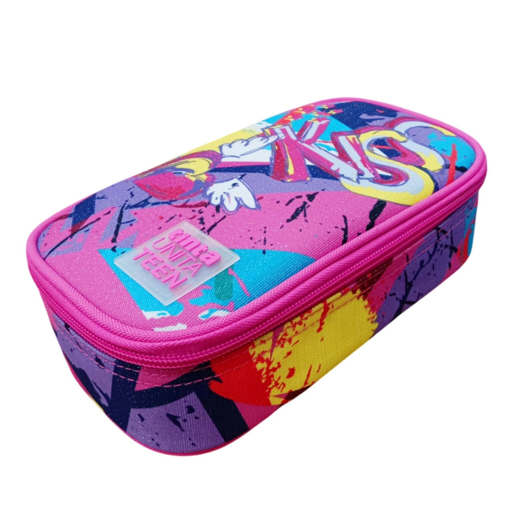 Astuccio Ovale Jumbo Tinta Unita Teen – Modello Kiss, 22x8x4,5 cm