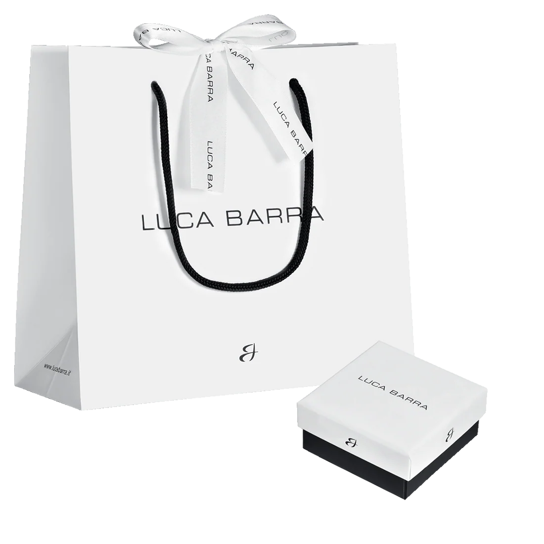 Luca Barra: Orecchini Donna in acciaio con chiave, cuore e cristallo bianco.