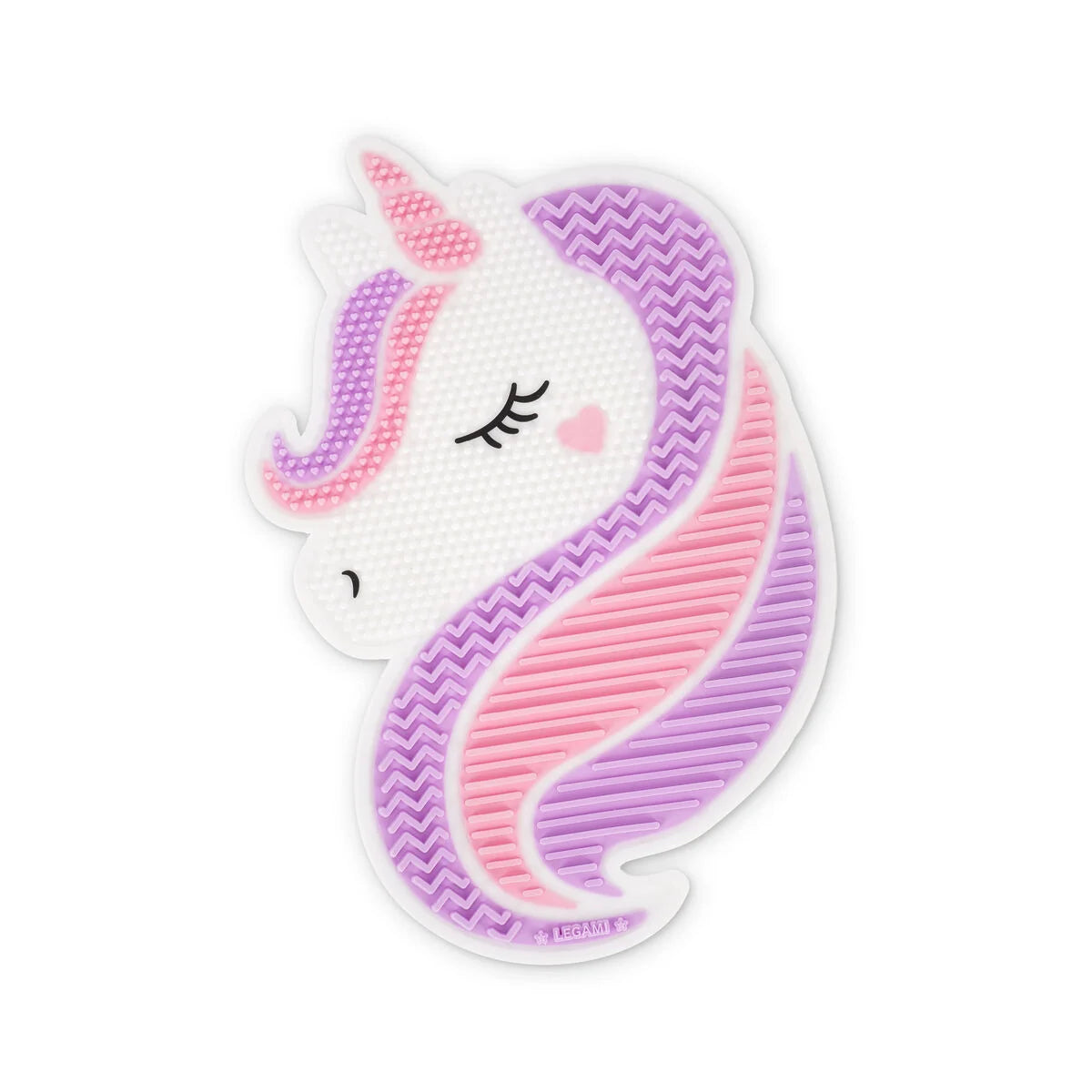 Legami Brush it Off! Unicorn – Tappetino Pulisci Pennelli da Trucco in Silicone