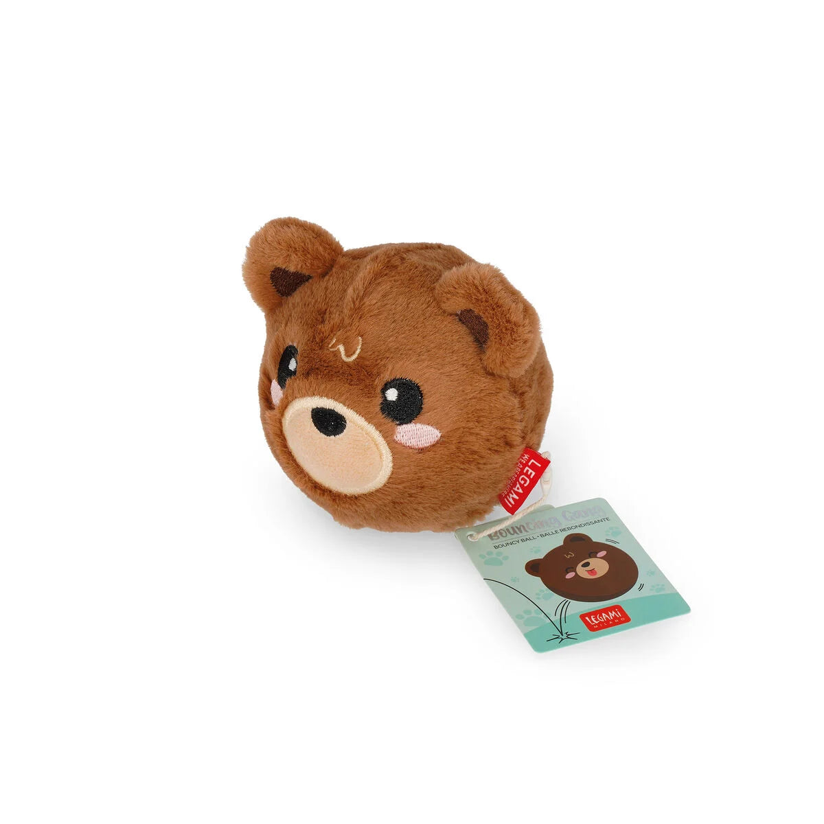 Legami Bouncing Gang Teddy Bear – Pallina Rimbalzante Soffice e Lavabile