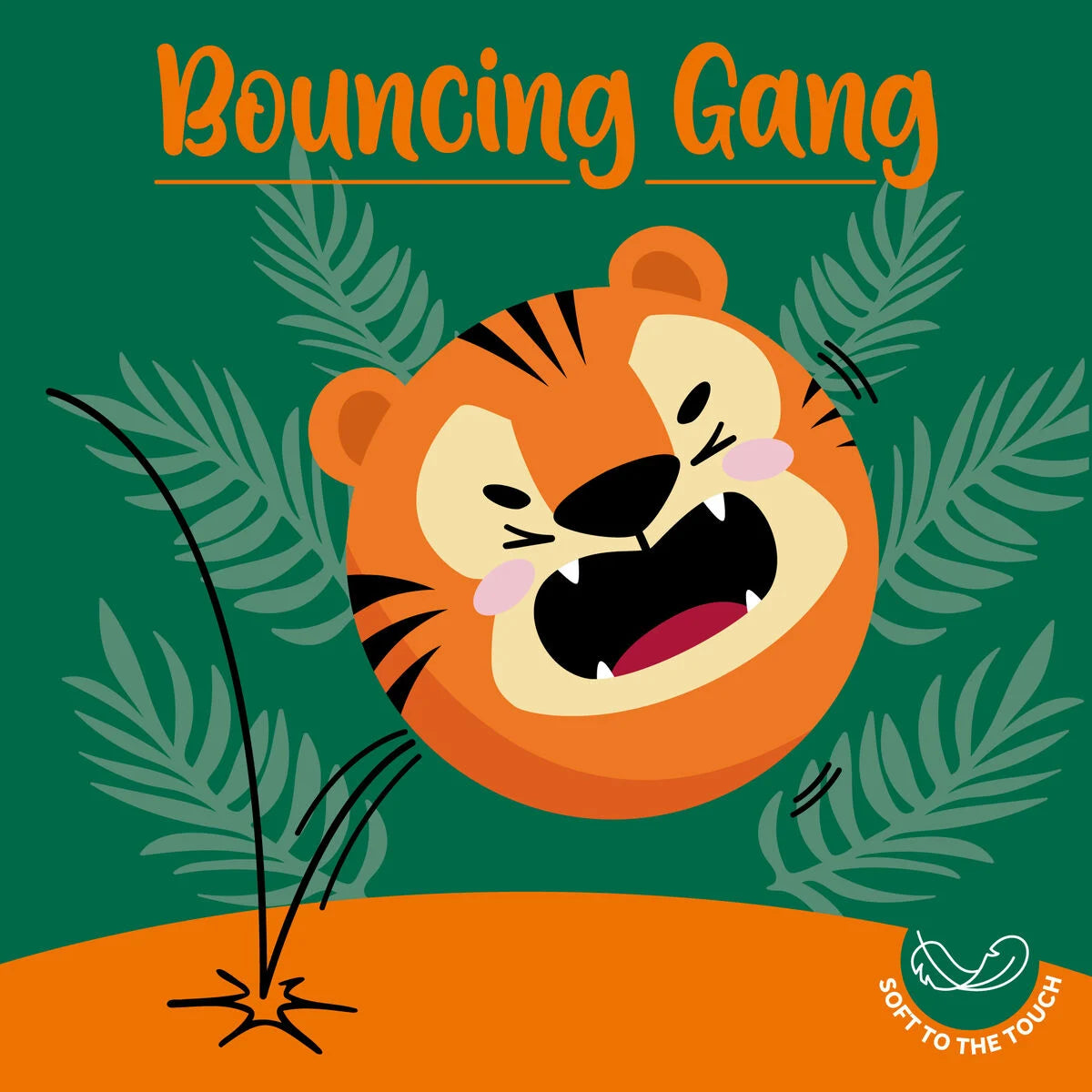 Legami Bouncing Gang Tiger – Pallina Rimbalzante Soffice e Lavabile