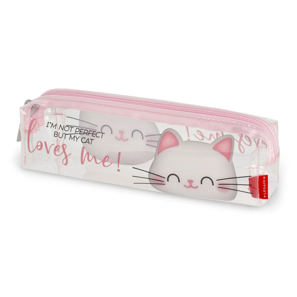 Legami: Astuccio Trasparente Morbido Kitty - Pencil Case