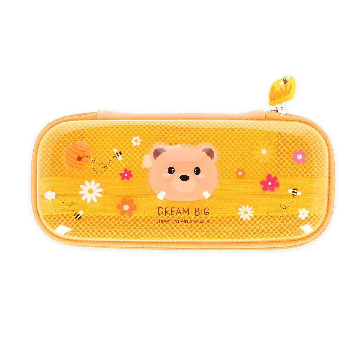 Astuccio Rigido Trasparente Legami Wonderwow Teddy Bear | Portapenne con Elastici