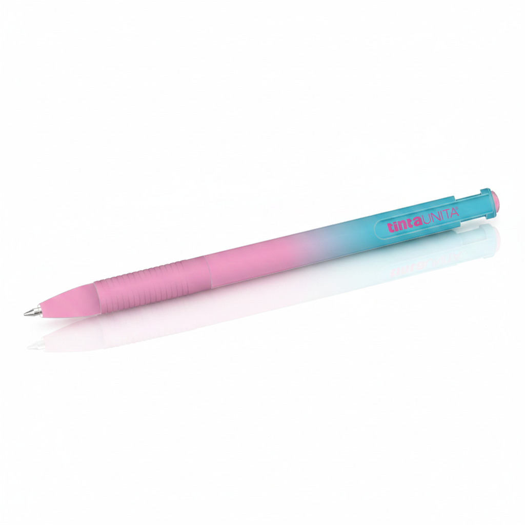 Penna Semi Gel Click Gradient Inchiostro Blu Be Happy – Tinta Unita