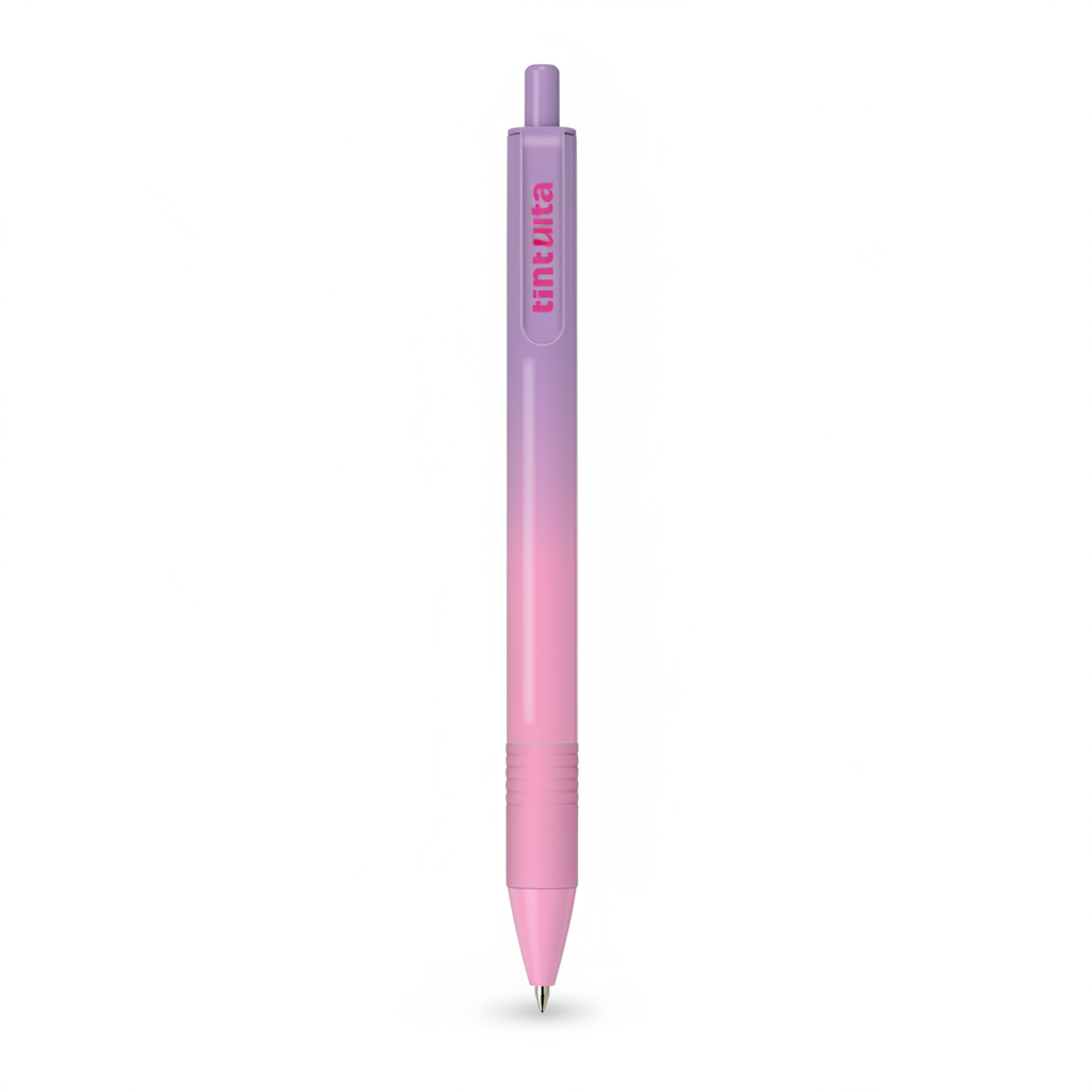 Penna Semi Gel Click Gradient Inchiostro Blu Be Happy – Tinta Unita