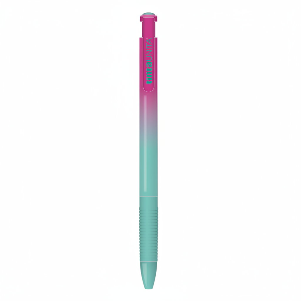 Penna Semi Gel Click Gradient Inchiostro Blu Be Happy – Tinta Unita