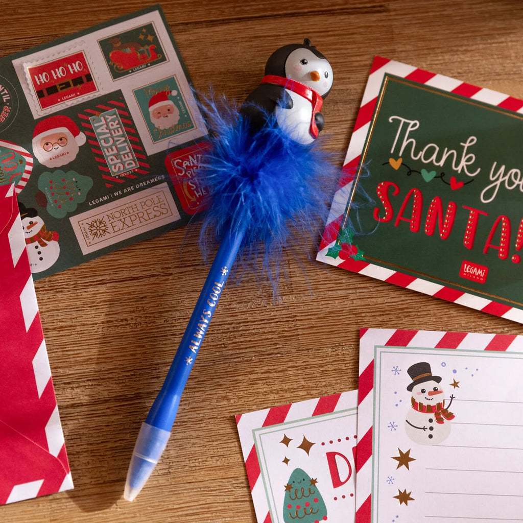 Legami: Penna a Sfera Luminosa - Penguin - Writing is Magic