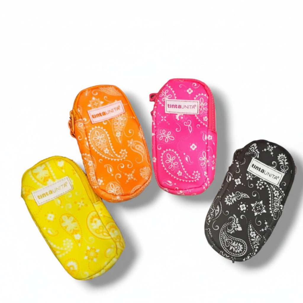 Astuccio Verticale Portatutto in Neoprene Tinta Unita Fluo
