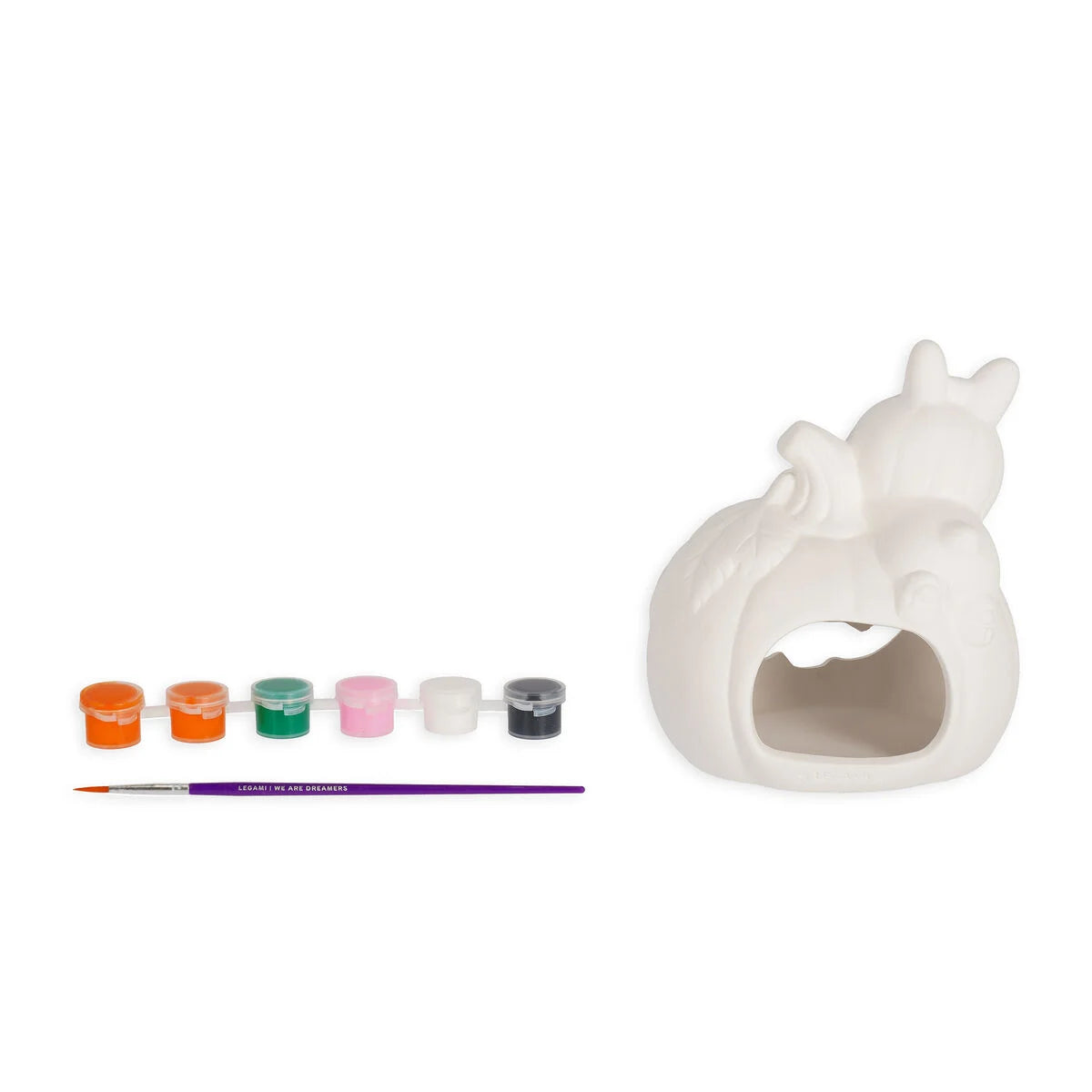 Legami Halloween Kit Crea Portacandela Paint Your Halloween – Ceramica Coniglietto da Dipingere