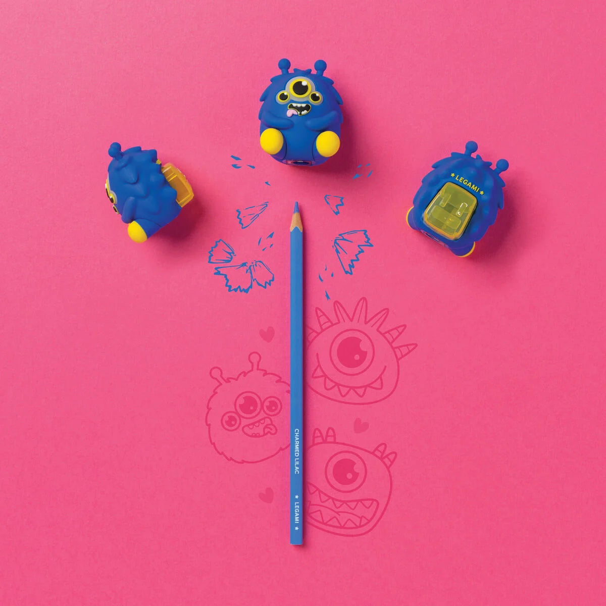 Temperamatite Luminoso Sharpening is Magic Monster con Contenitore – Legami