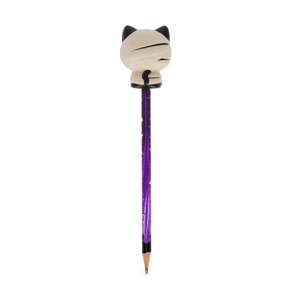 Legami Halloween Matita con Antistress Halloween Mummy Cat "Nine Lives Later" - Squeezies