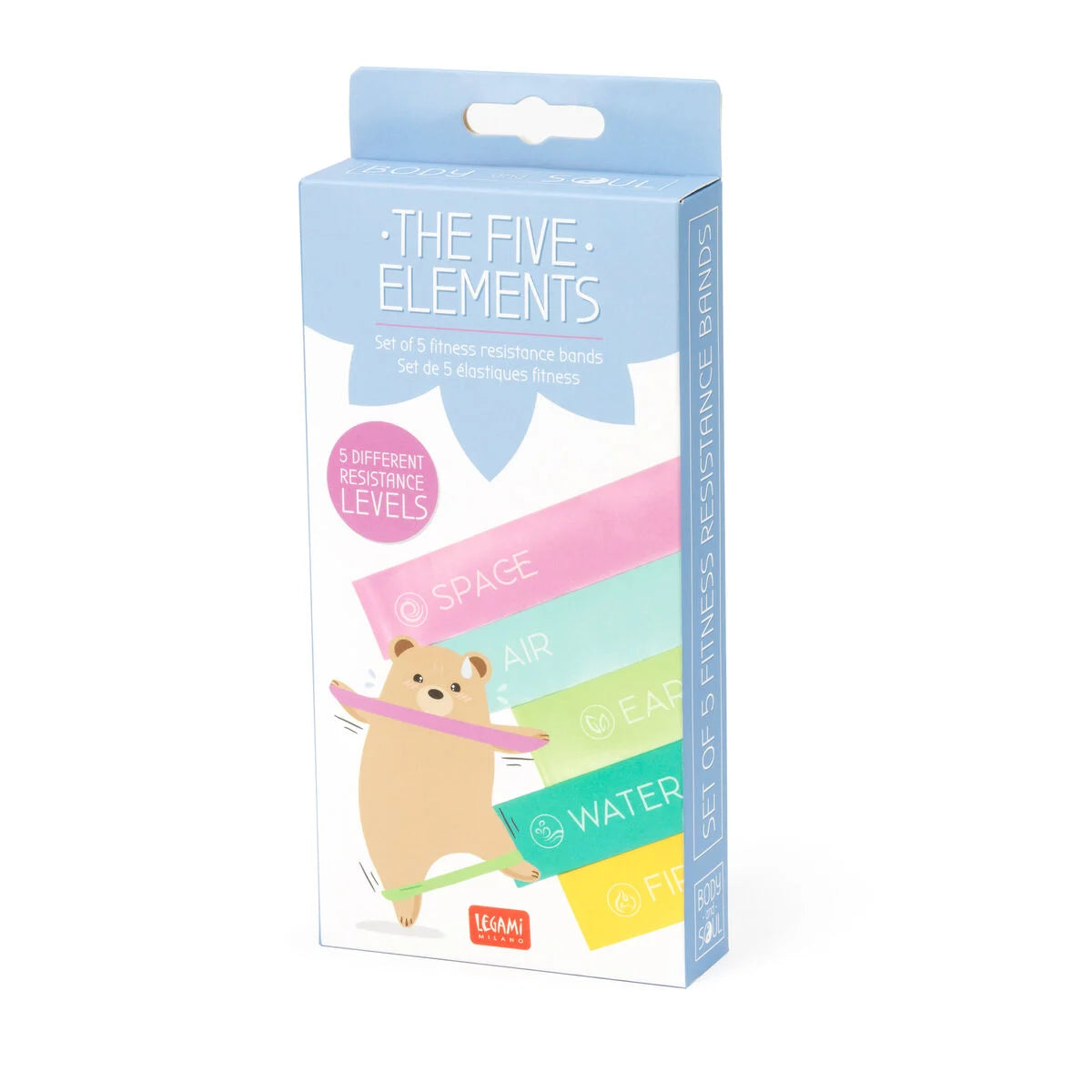 Legami: Set di 5 Elastici Fitness - The Five Elements