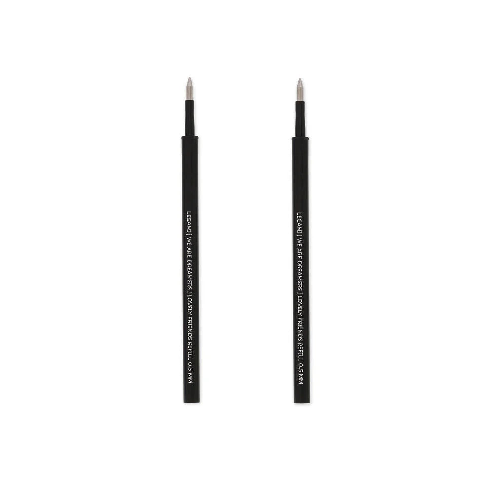 Legami Set 2 Refill per Penna Gel Lovely Friends – Inchiostro 0,5 mm vari colori