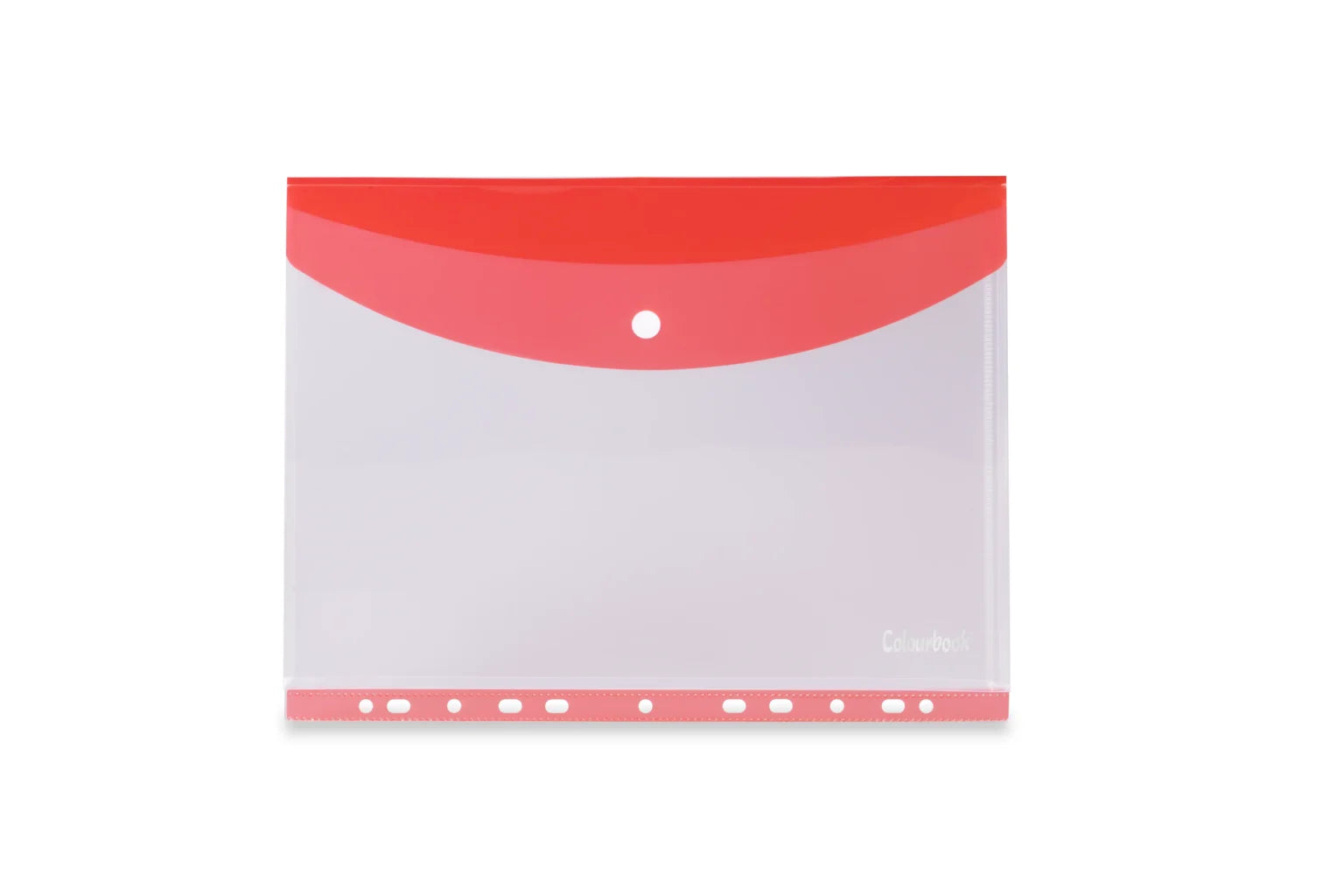 Porta documenti A4 con bottone orizzontale