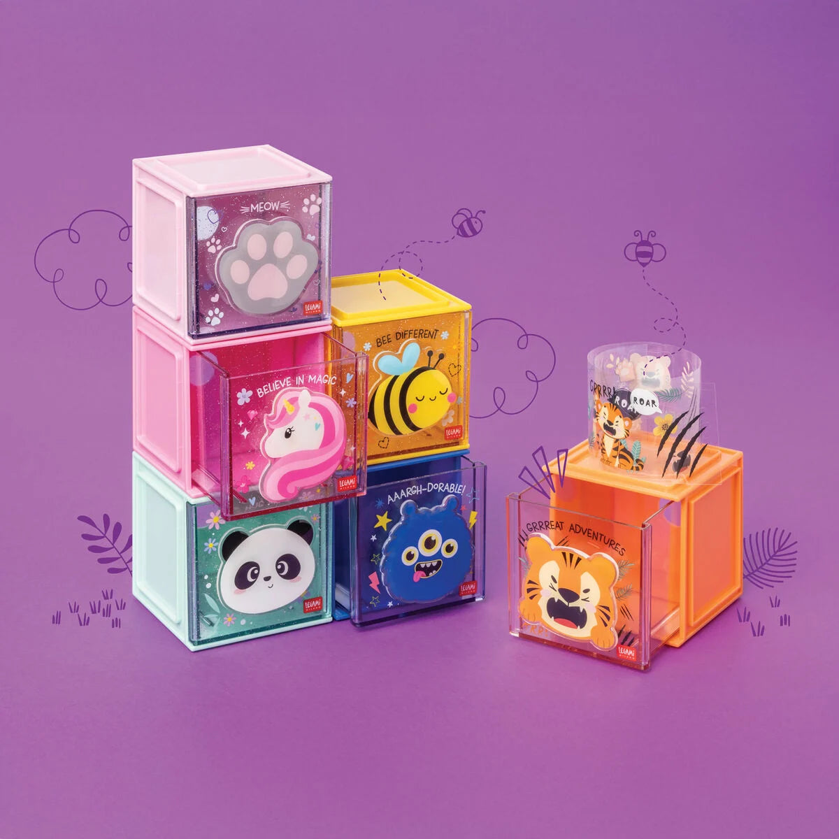 legami: Box Componibile da Scrivania - Cutie Cube
