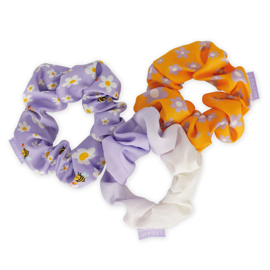 Legami Hair We Are Bee – Set 3 Elastici per Capelli in Raso Satinato
