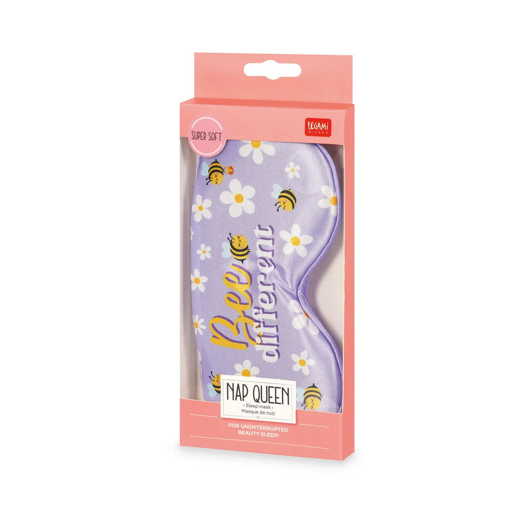 Legami Nap Queen Bee – Mascherina da Notte Morbida e Riutilizzabile