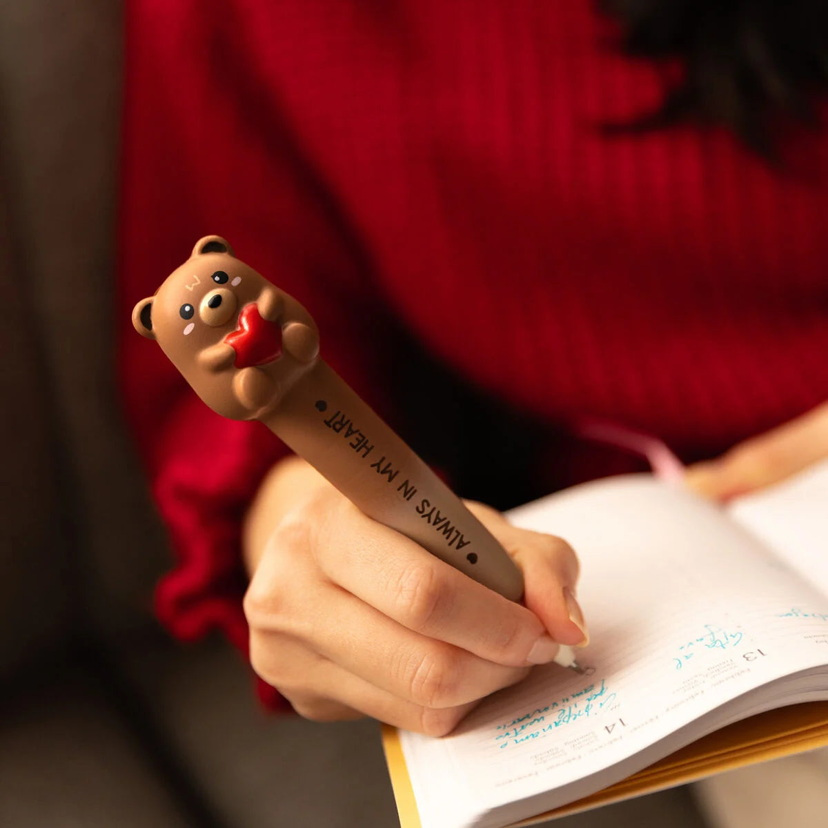 Legami: Penna Gel Antistress Teddy Bear "Always in my Heart"