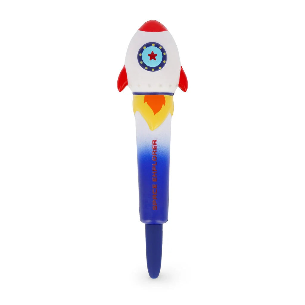 Legami - Penna Gel Antistress Squeezies Rocket “Space Explorer” 0,5 mm