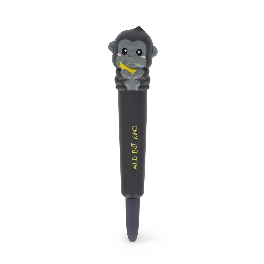 Legami - Penna Gel Antistress Squeezies Gorilla “Wild but Kind” 0,5 mm