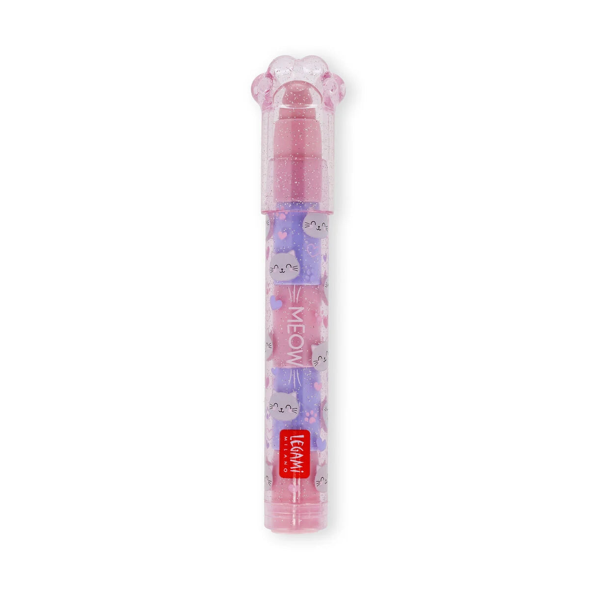 Gomme Impilabili Legami Meow | 5 Gomme Colorate e Profumate in Penna Stick