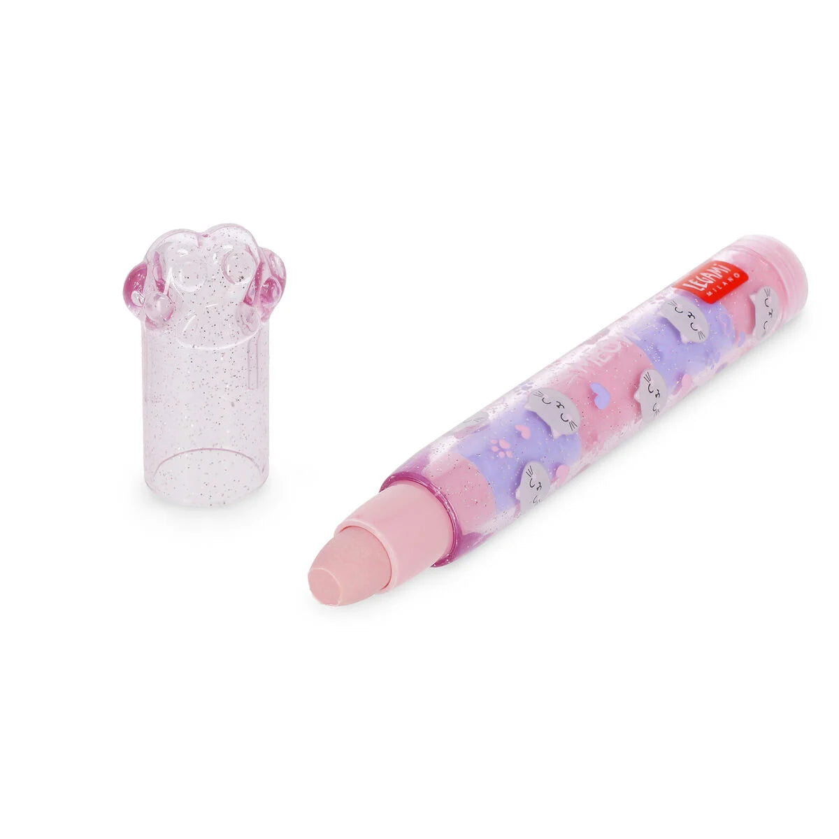 Gomme Impilabili Legami Meow | 5 Gomme Colorate e Profumate in Penna Stick