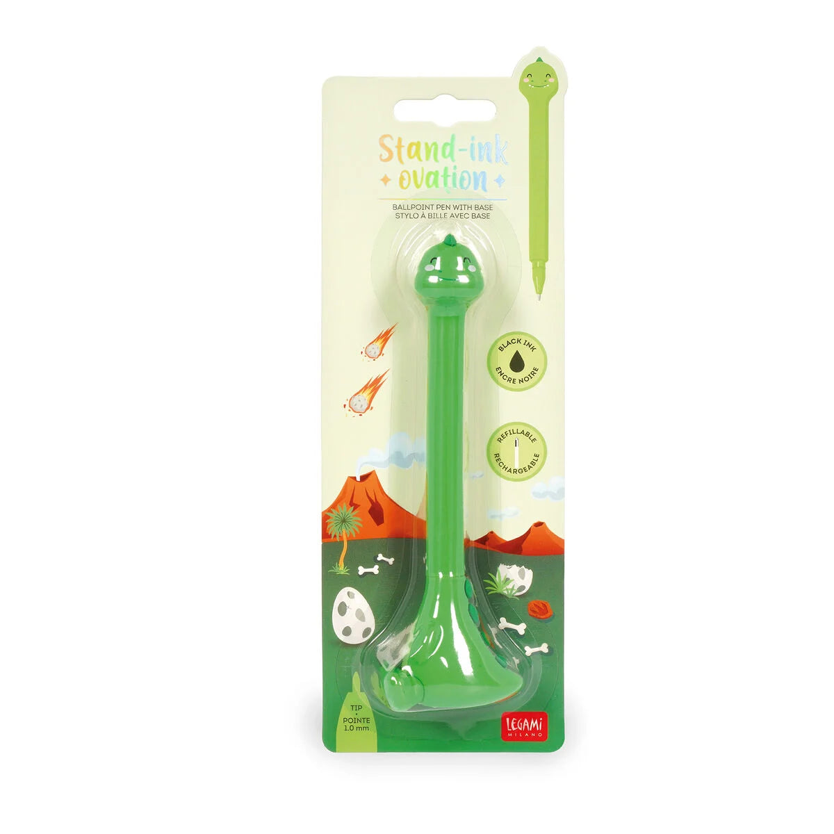 Penna a Sfera con Base Stand-Ink Ovation Dino – Legami