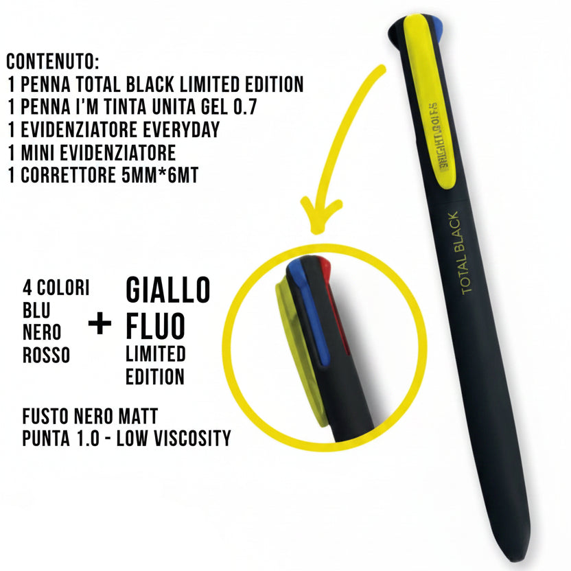 Diario Datato 12 Mesi Tinta Unita 2026-2027 con Sovracoperta PVC e Stationery