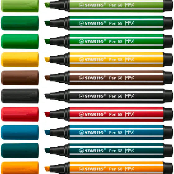 Stabilo: PEN 68 Max pennarello premium con punta a scalpello