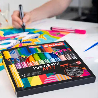 Stabilo: PEN 68 Max pennarello premium con punta a scalpello