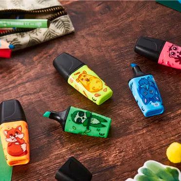 Stabilo:  Blister con 3 colori Evidenziatore STABILO BOSS MINI Animal Vibes