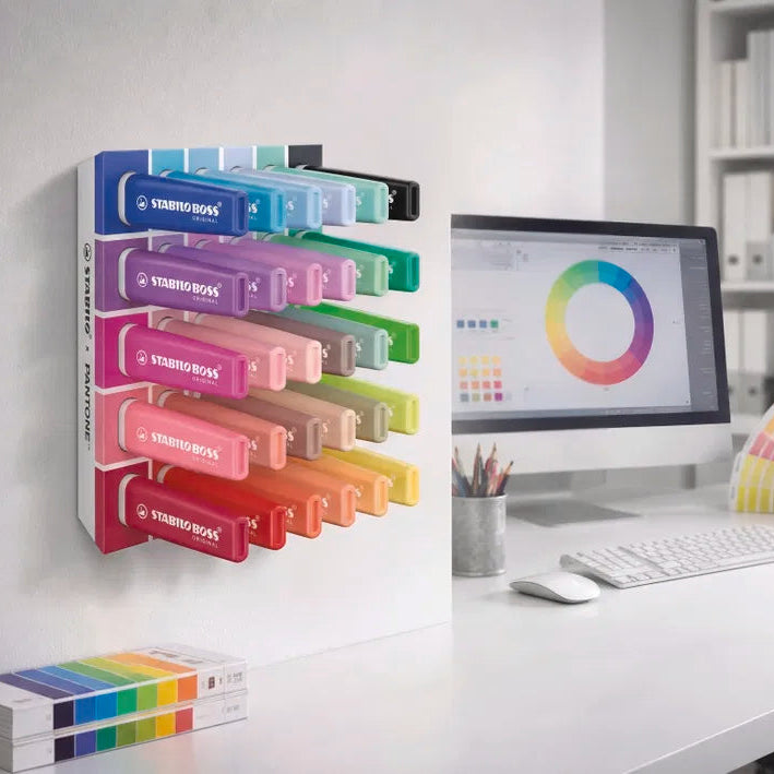 STABILO BOSS ORIGINAL x PANTONE - Desk Set 30 Evidenziatori
