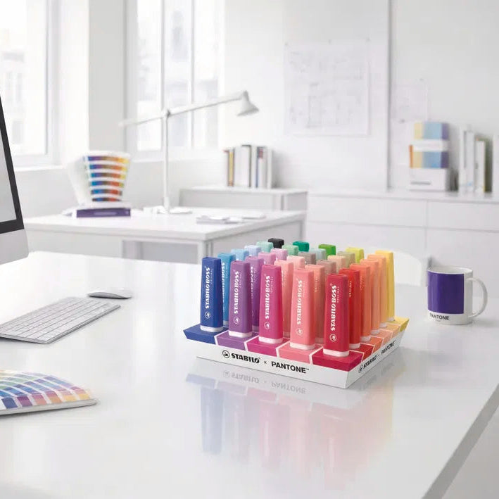 STABILO BOSS ORIGINAL x PANTONE - Desk Set 30 Evidenziatori