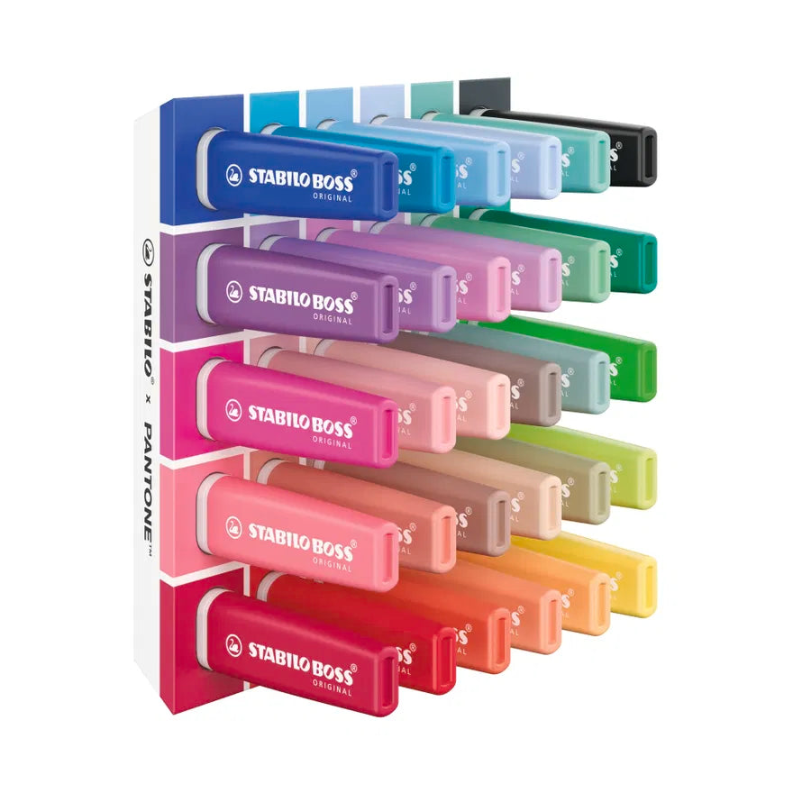 STABILO BOSS ORIGINAL x PANTONE - Desk Set 30 Evidenziatori