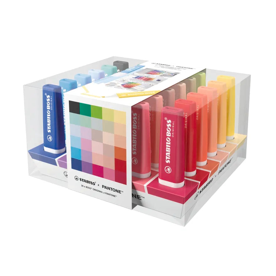 STABILO BOSS ORIGINAL x PANTONE - Desk Set 30 Evidenziatori