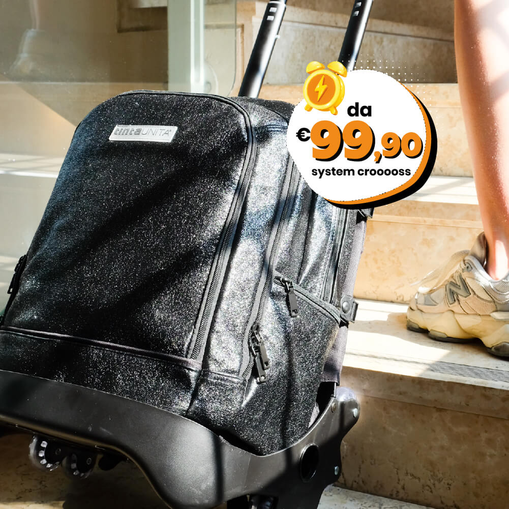 Tinta Unita: Zaino Trolley Glamour Cross System