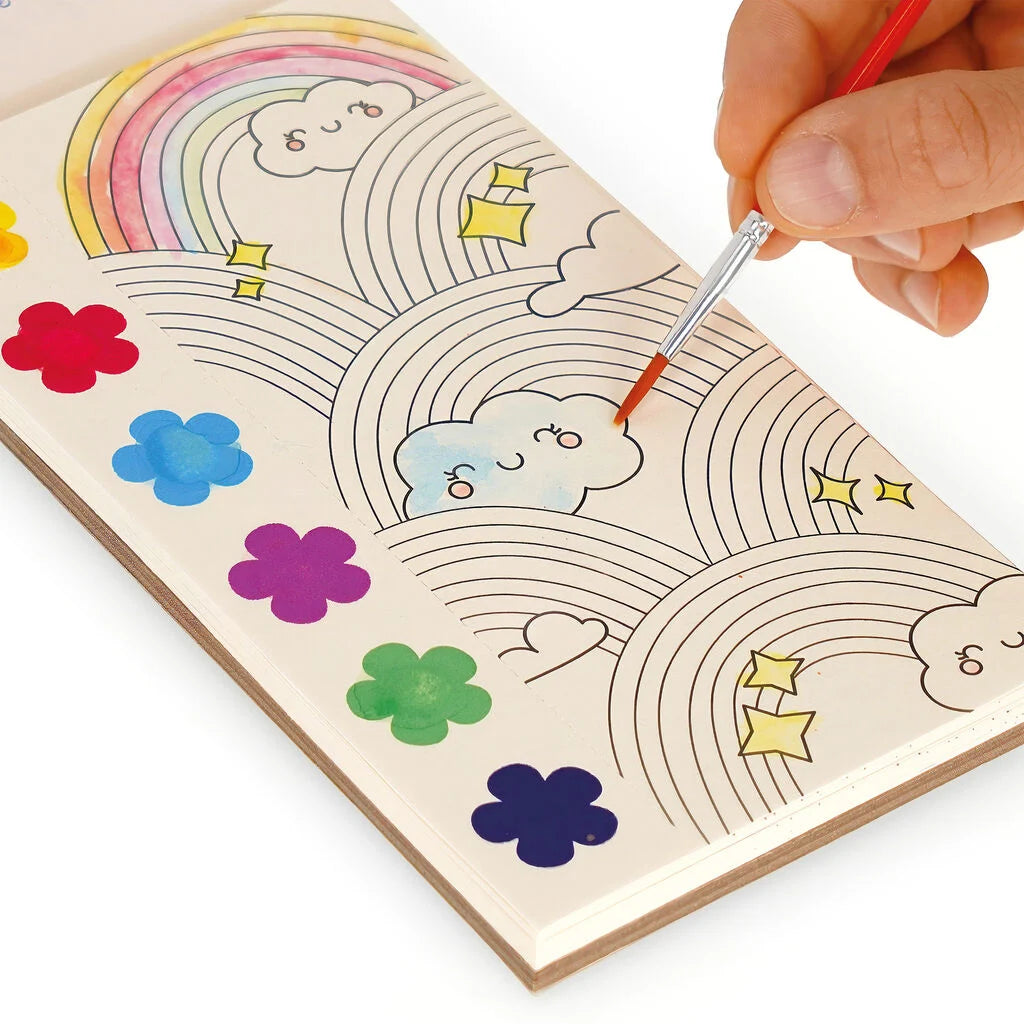 Legami - Album da Colorare con Acquerelli Aphorisms e Pennello - Watercolour Paint Pad