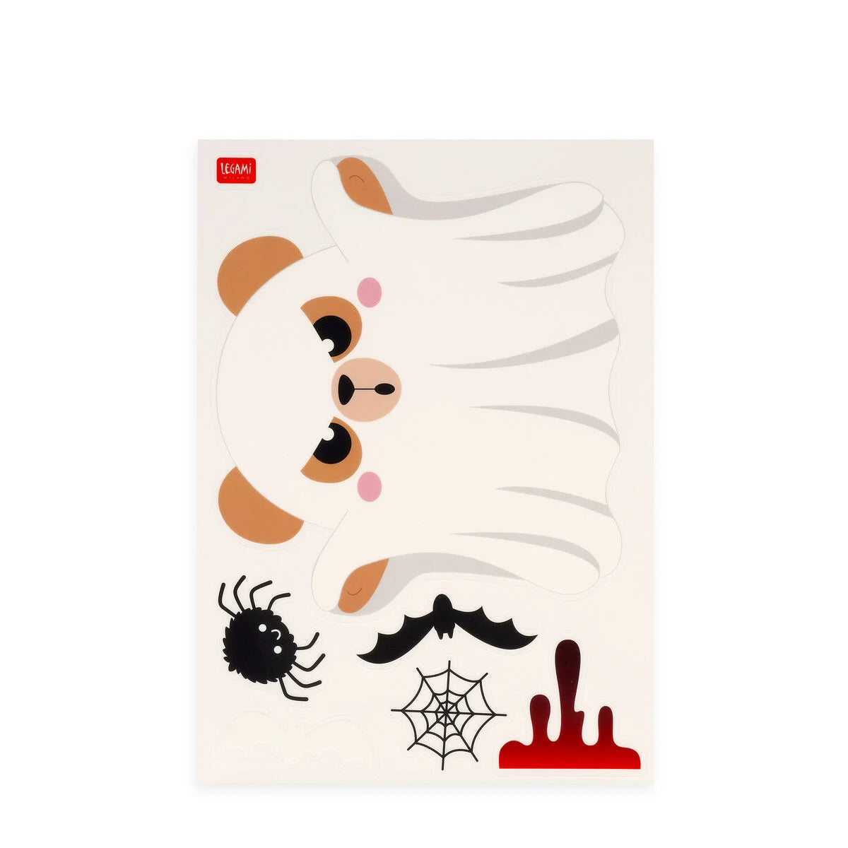Legami Halloween Set 40 Adesivi Elettrostatici Finestra Windo-Wow – 5 Fogli Fosforescenti