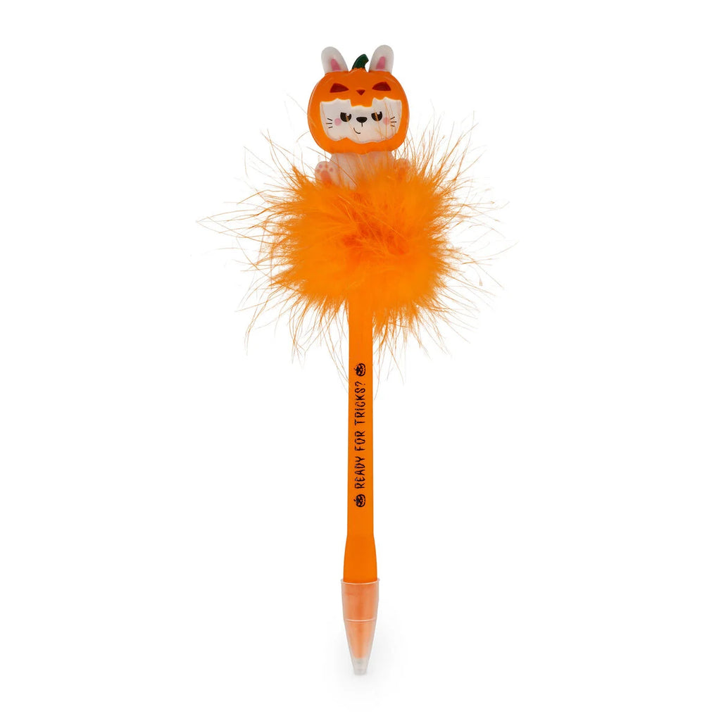 Legami Halloween Penna a Sfera Luminosa - Pumpkin Bunny - Writing is Magic