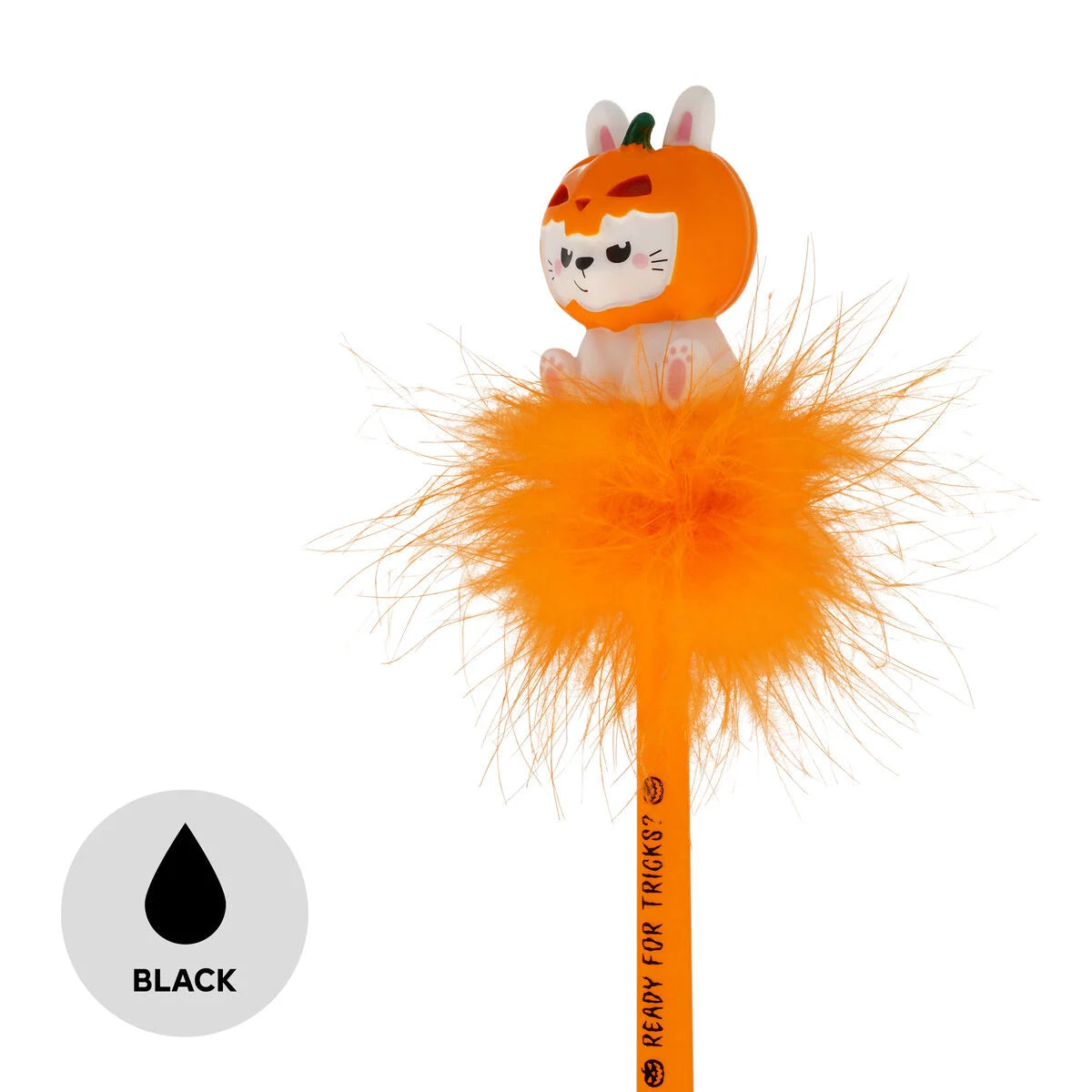 Legami Halloween Penna a Sfera Luminosa - Pumpkin Bunny - Writing is Magic