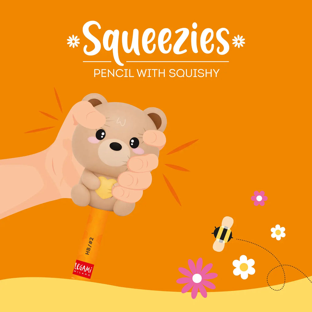 Matita con Squishy Orsetto Legami Squeezies